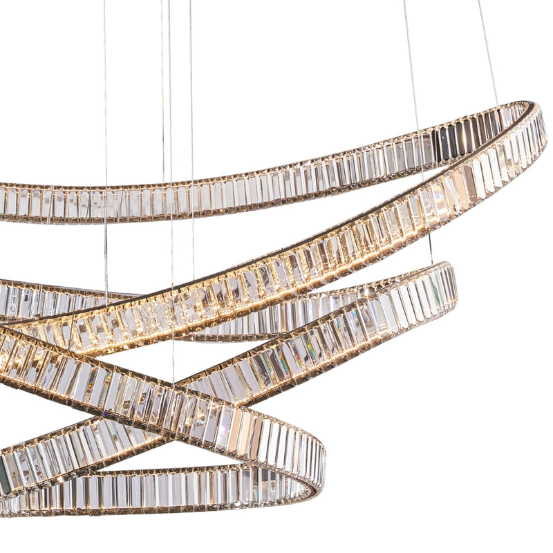 Carousel Flow LED Crystal Chandelier - Lighting.co.za