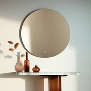 Como Round Frameless Backlit LED Bathroom Mirror 2 Sizes - Lighting.co.za