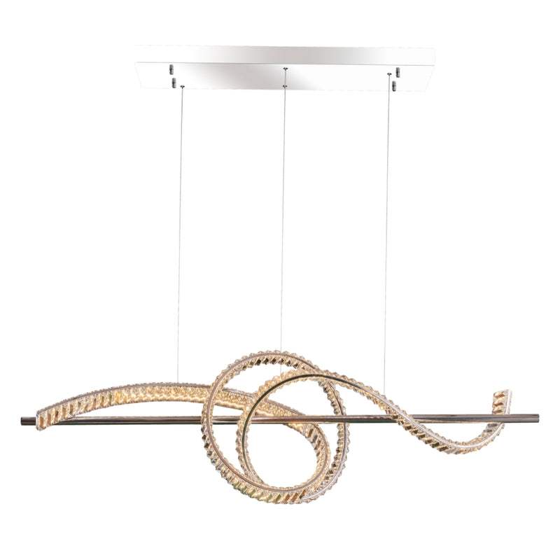 Symphony Flow LED Crystal Chandelier - Lighting.co.za