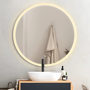 Garda Round Frontlit LED Bathroom Mirror 2 Sizes - Lighting.co.za