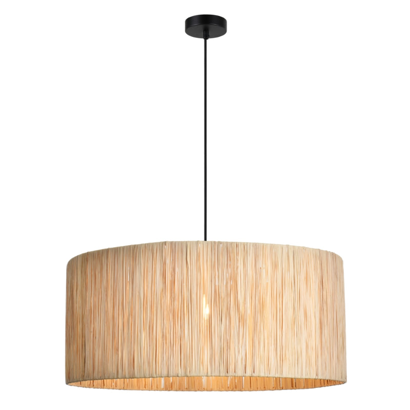 Camilla Natural Raffia Wrap Pendant Light 2 Sizes - Lighting.co.za