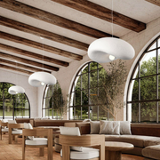 Jasper White or Black Organic Pendant Light 3 Sizes - Lighting.co.za