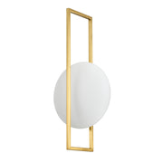 Atria Rectangular Black or Gold LED Wall Light - Lighting.co.za