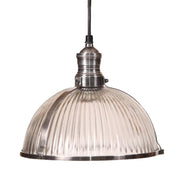 Salina Glass and Brass or Silver Pendant Light - Lighting.co.za