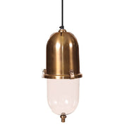Skylar Pod Brass or Silver and Glass Pendant Light - Lighting.co.za