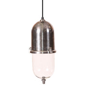 Skylar Pod Brass or Silver and Glass Pendant Light - Lighting.co.za