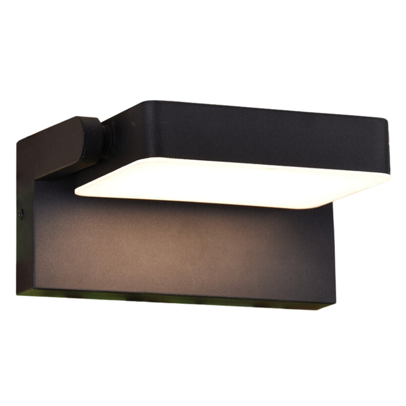 Sunset Black Rotatable CCT LED Outdoor Wall Light - Lighting.co.za