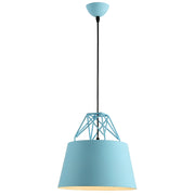 Nev White Pink Blue Metal Pendant - Lighting.co.za