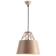 Nev White Pink Blue Metal Pendant - Lighting.co.za