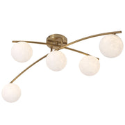 Stellar 5 Light Gold Ceiling Light - Lighting.co.za
