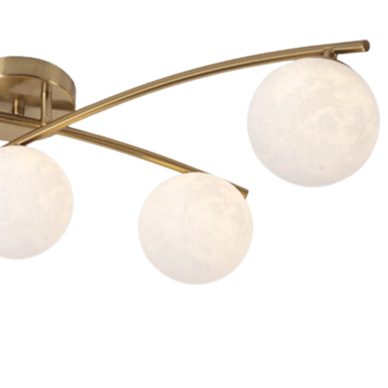 Stellar 5 Light Gold Ceiling Light - Lighting.co.za
