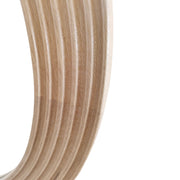 Portal Solid Oak Wood Round Mirror - Lighting.co.za