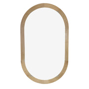 Oval Pill Solid Oak Wood Mirror - Lighting.co.za