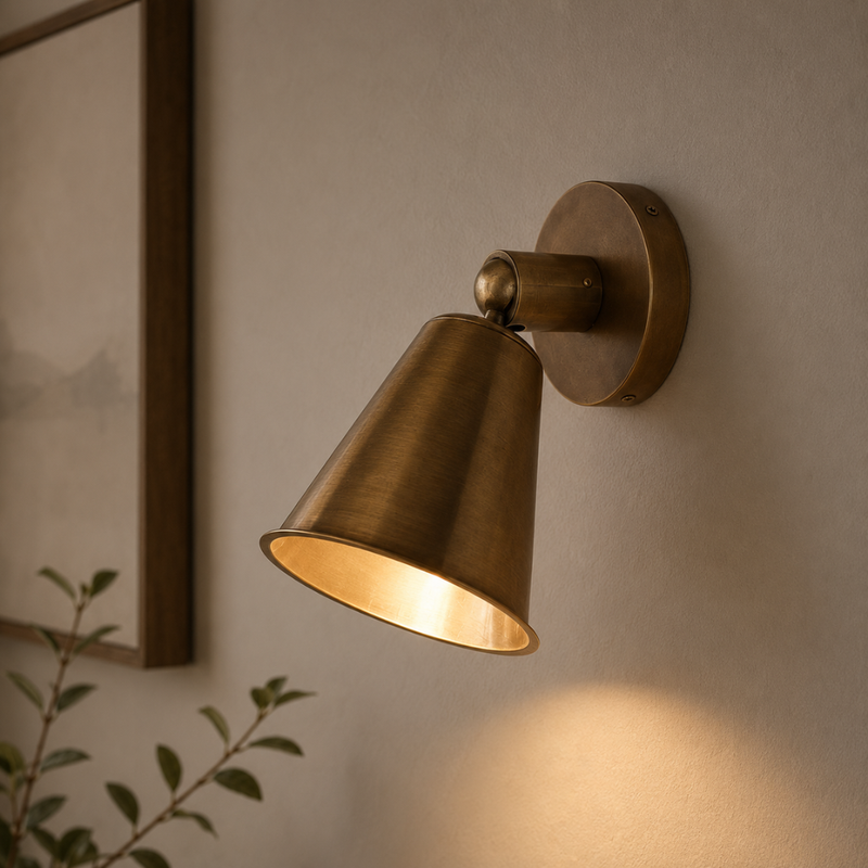 Kyoto Antique Brass | Antique Silver Wall Light