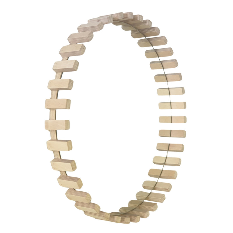 Cog Natural Round Mirror 2 Sizes - Lighting.co.za