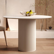 Roxby Round White Dining Table 3 Sizes - Lighting.co.za