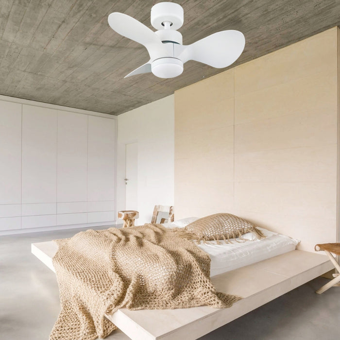 Echo White 3 Blade CCT LED Ceiling Fan