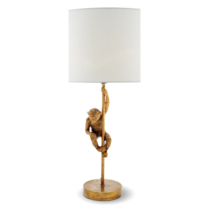 Chimp Gold Table Lamp