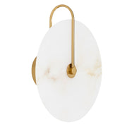 Teo Round LED Marble and Gold Wall Light - Lighting.co.za