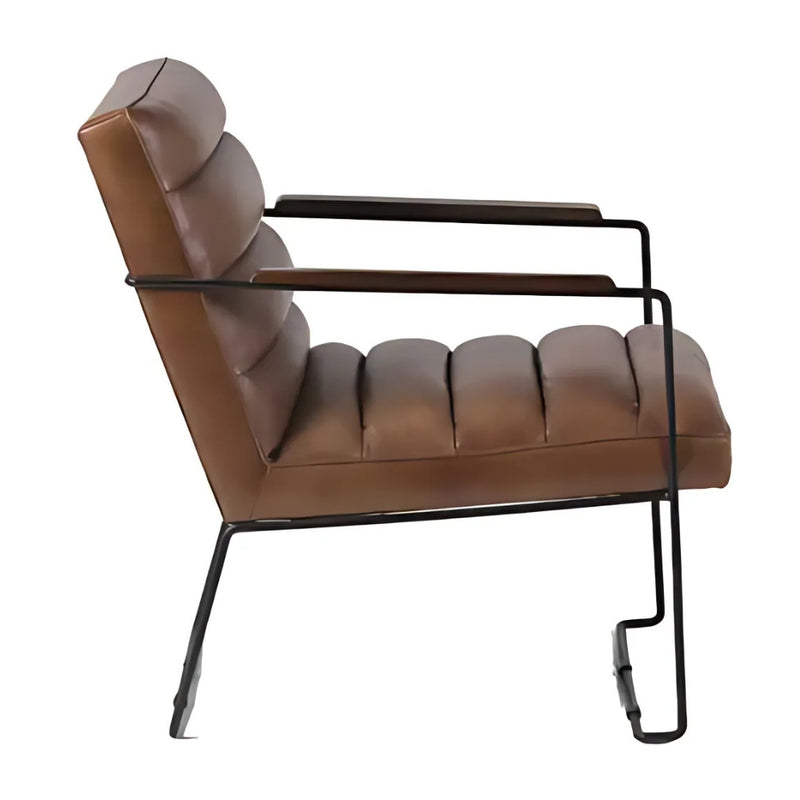 Dallas Occasional Leather Chair - Lighting.co.za