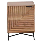 Sleek Wooden Bedside Table - Lighting.co.za