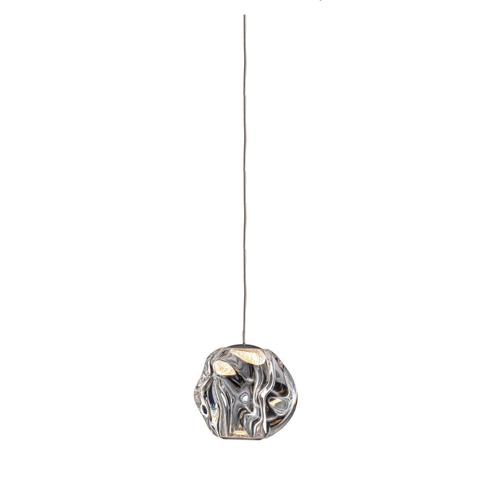 Nori Mini Molten Chrome LED Pendant Light