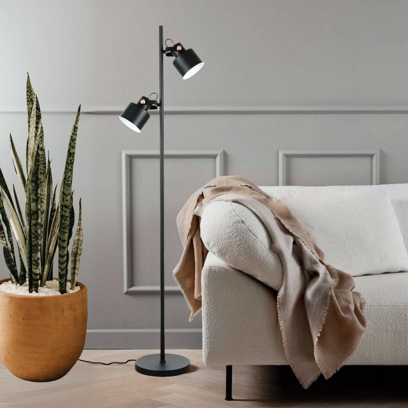 Targa Black or White Floor Lamp - Lighting.co.za