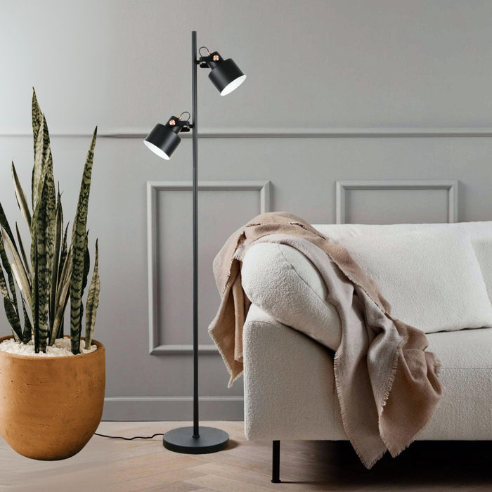 Targa Black or White Floor Lamp