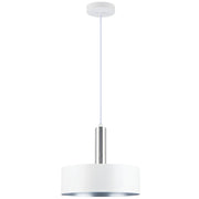 Moda Black Gold | White Silver Metal Shade Pendant Light - Lighting.co.za