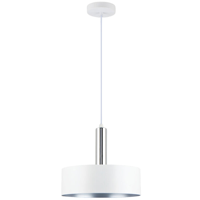 Moda Black Gold | White Silver Metal Shade Pendant Light