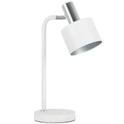 Moda Black Gold | White Silver Desk Lamp - Lighting.co.za