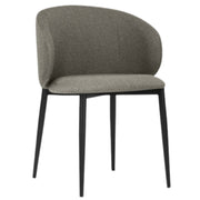 Gia Grey Fabric Dining Chair - Lighting.co.za