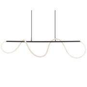 Tubo Black and Flex White Rope CCT LED Pendant Light - Lighting.co.za