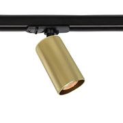 Boston Knurled GU10 Black | Bronze | Gold 3 Wire Track Spot Light - Lighting.co.za