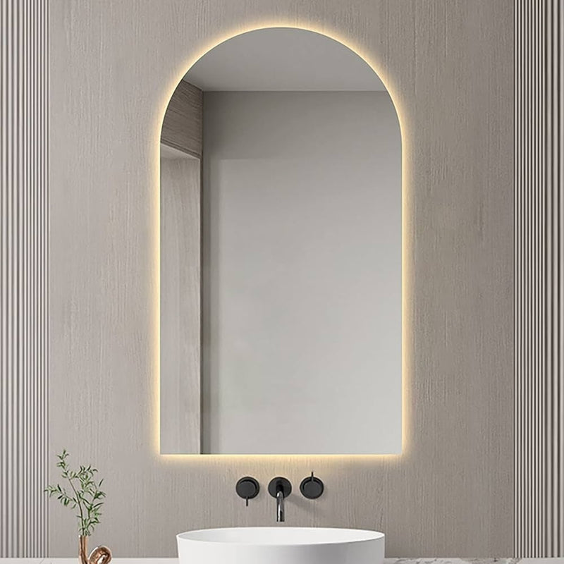 Paige Arch Frameless LED Backlit Wall Mirror Light - Lighting.co.za