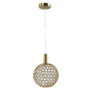 Fusion Mesh Ball Gold | Black | Chrome LED Pendant Light 3 Sizes - Lighting.co.za