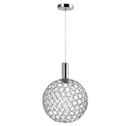 Fusion Mesh Ball Gold | Black | Chrome LED Pendant Light 3 Sizes - Lighting.co.za