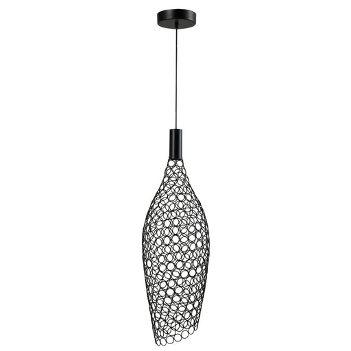 Fusion Mesh Long Gold | Black | Chrome LED Pendant Light 2 Sizes - Hanging Lights - Lighting.co.za