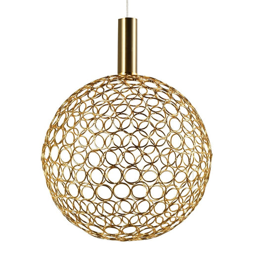 Fusion Mesh Ball Gold | Black | Chrome LED Pendant Light 3 Sizes - Hanging Lights - Lighting.co.za