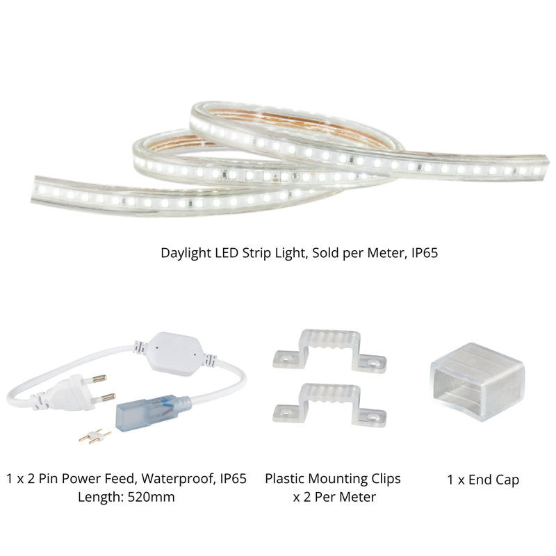 Dot LED Strip Light DIY Kit 3000K or 6000K IP65 SOLD PER METER - Lighting.co.za
