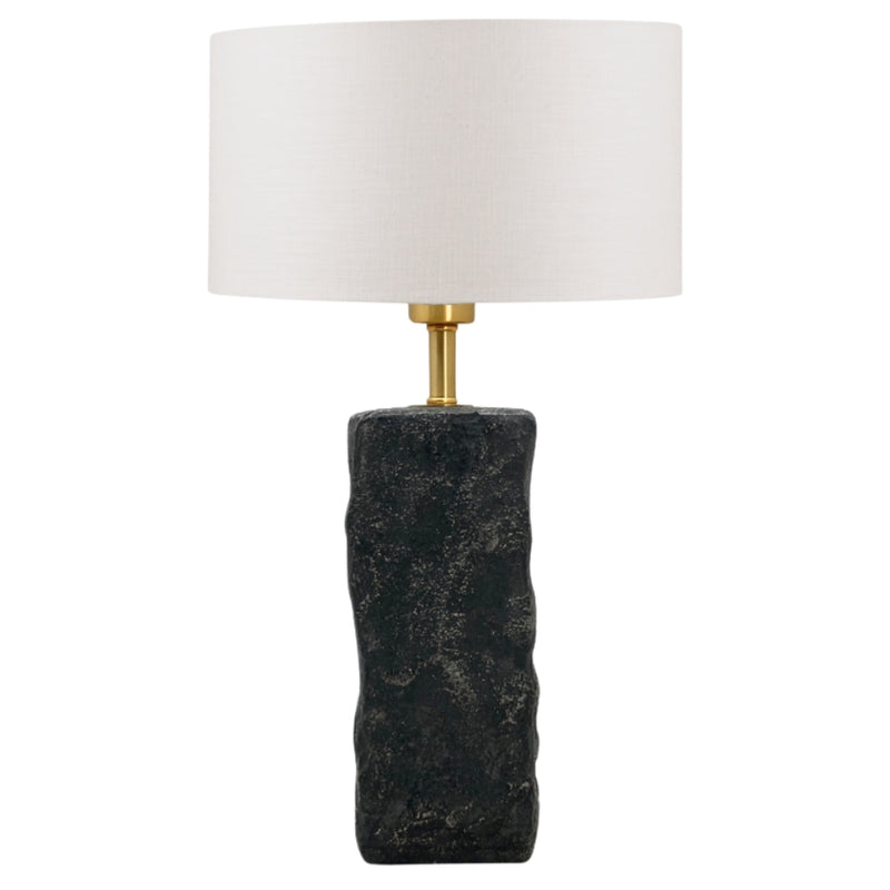 Savannah Anthracite Stone Table Lamp - Lighting.co.za
