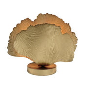 Spokane Gold Leaf Metal Table Lamp - Lighting.co.za