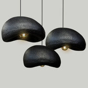 Cumulus White | Black Organic Pendant Light 3 Sizes - Lighting.co.za