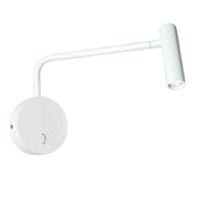 Spillo Adjustable Arm Black | Gold | White LED Wall Light - Lighting.co.za