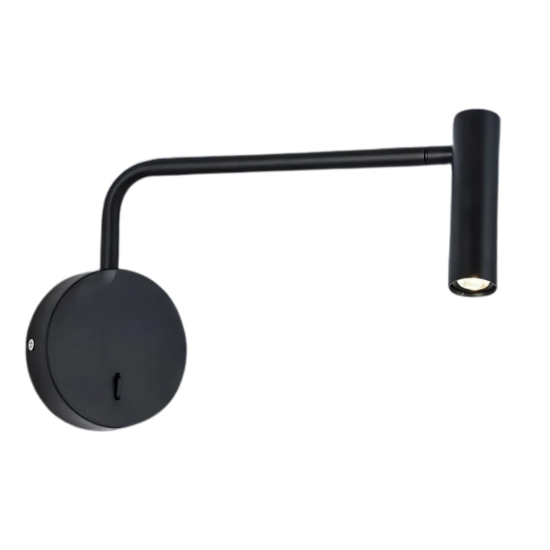Spillo Adjustable Arm Black | Gold | White LED Wall Light - Lighting.co.za