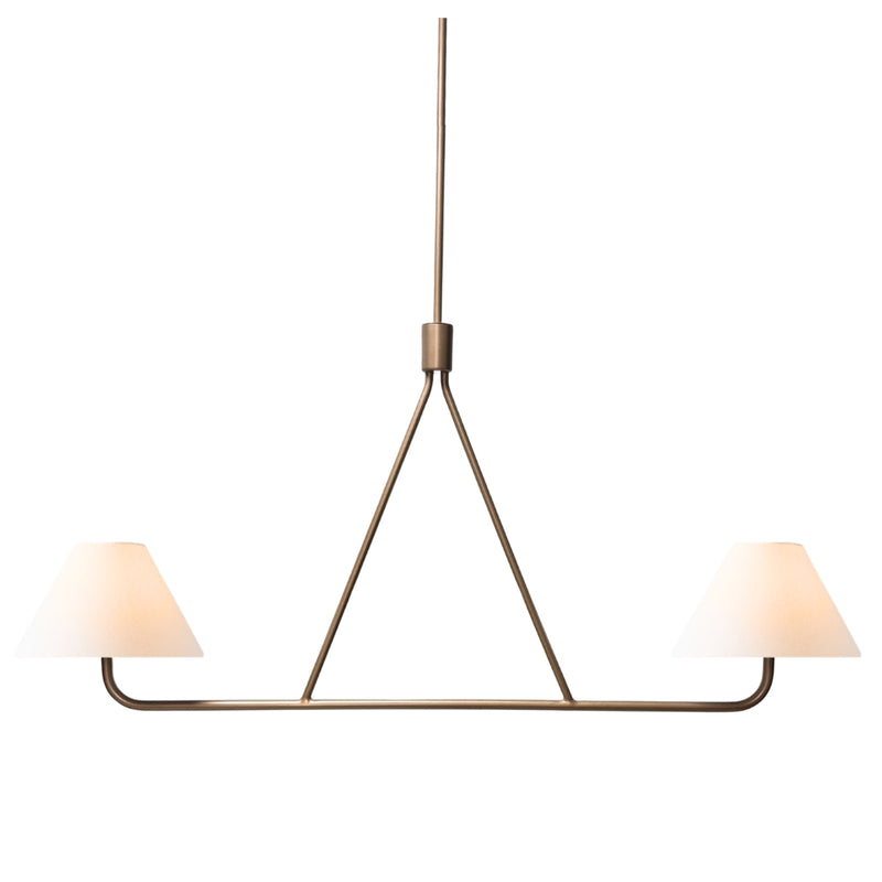 Horizon Gold or Black with White Shade Pendant Light - Lighting.co.za
