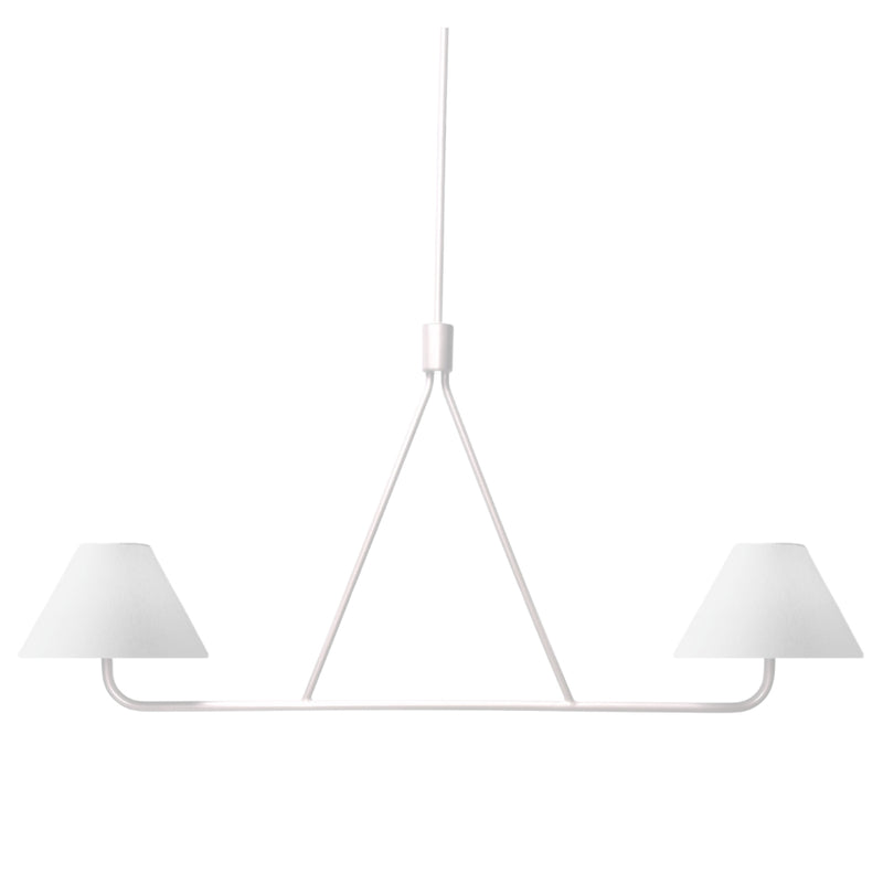 Horizon Gold or Black with White Shade Pendant Light - Lighting.co.za