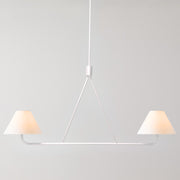 Horizon Gold or Black with White Shade Pendant Light - Lighting.co.za