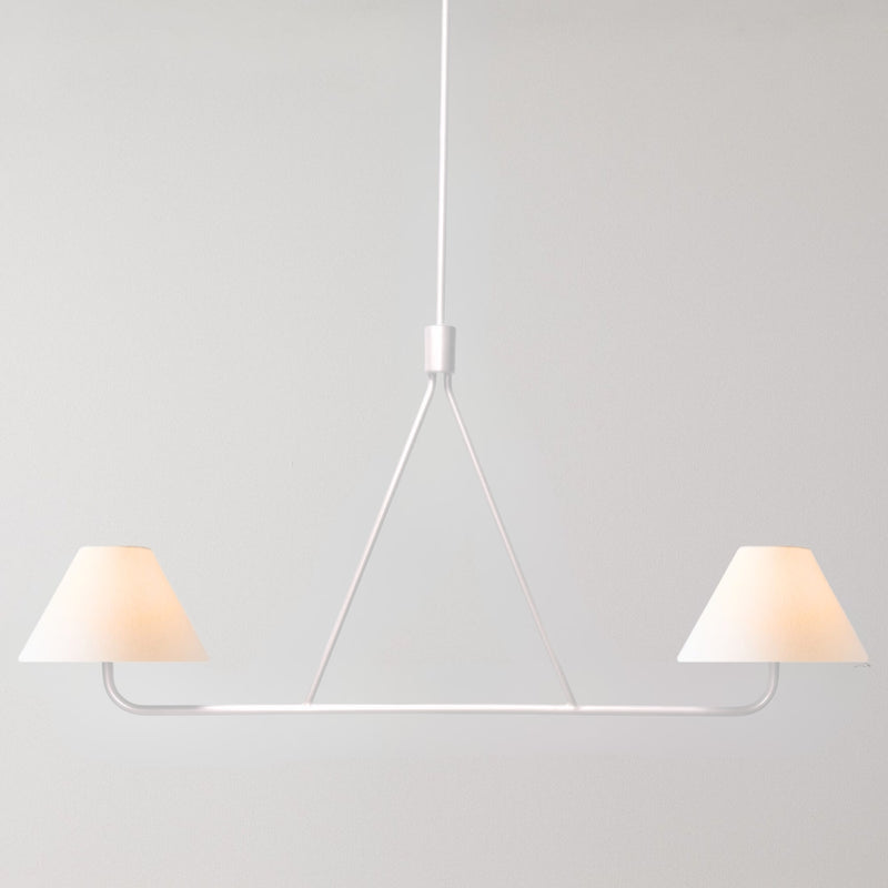 Horizon Gold or Black with White Shade Pendant Light - Lighting.co.za