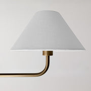 Horizon Gold or Black with White Shade Pendant Light - Lighting.co.za